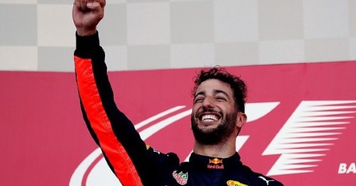 Даниэль Риккардо  - победитель этапа "Формулы-1" в Баку. Фото: https://haqqin.az/