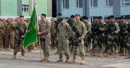 Вооруженные силы Грузии. Фото Инны Кукуджановой для "Кавказского узла"