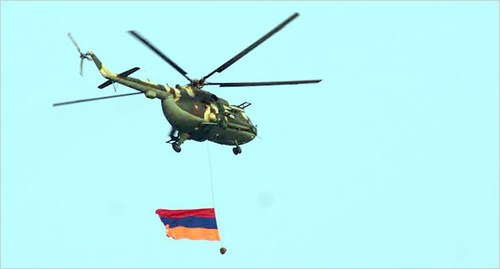 Флаг Армении. Фото Армине Мартиросян для "Кавказского узла"