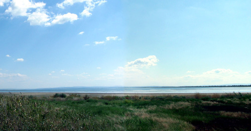 Прибрежная полоса станицы Благовещенская. Фото https://ru.wikipedia.org/