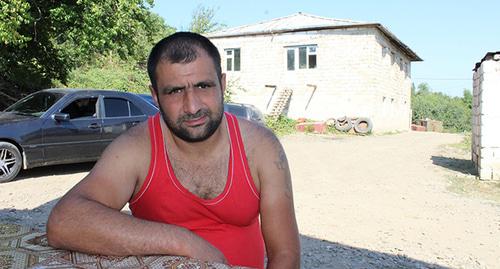 Араик Авшарян, житель карабахского села Шахер воспользовался программой помощи в строительстве дома. Фото Алвард Григорян для "Кавказского узла"