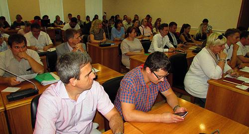Участники слушаний Фото Вячеслава Ященко для «Кавказского узла»