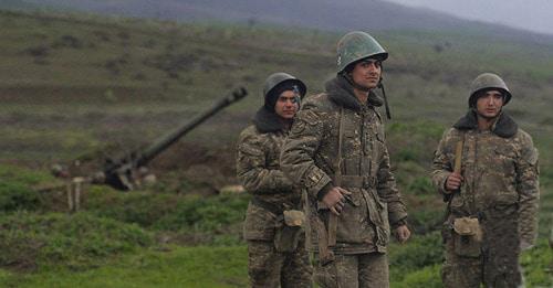 На линии соприкосновения в Нагорном Карабахе. Фото © Sputnik/ Асатур Есаянц
