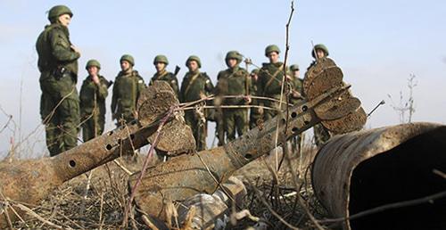 Взрывные устройства, обнаруженные при разминировании. Чечня. Фото http://www.grozny-inform.ru/news/society/86004/