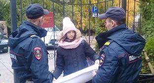 Пикетчица в Астрахани потребовала выделять больше денег на медицину