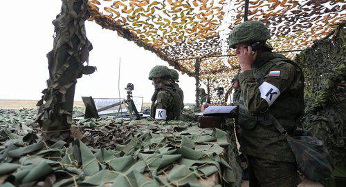 Российские военнослужащие во время учений. Фото: Sputnik/Кирилл Брага
