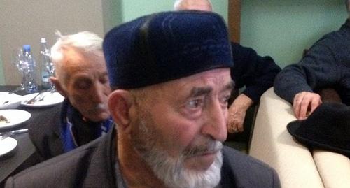 Турок-месхетинец, переживший депортацию, в тбилиси.впервые за 70 лет. Фото Беслана Кмузова для "Кавказского узла"