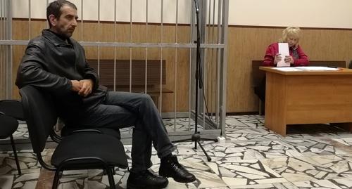 Мардирос Демерчян в зале суда 20 декабря 2017 года. Фото: Светлана Кравченко для "Кавказского узла"