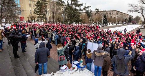 Собрание инициативной группы сторонников Навального в Волгограде. Фото: Алексей Волков