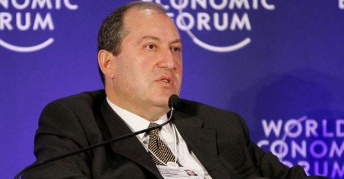 Армен Саргсян. Фото: Copyright World Economic Forum https://ru.wikipedia.org