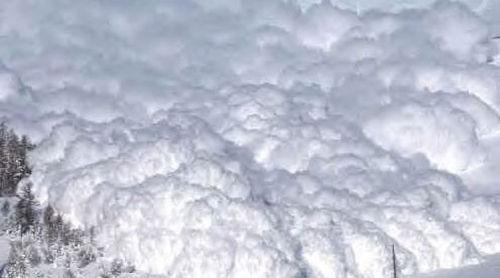 Сход лавины © Фото Нины Зотиной, Юга.ру
