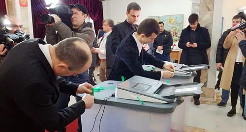 Избирательный участок 241 во Владикавказе. Фото корреспондента "Кавказского узла"