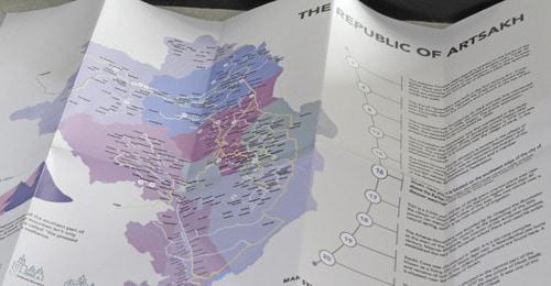 Новая туристическая карта презентована в Нагорном Карабахе. Фото Алвард Григорян для "Кавказского узла"