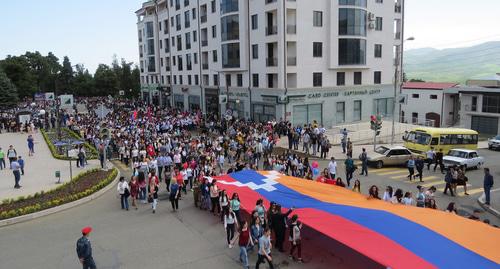9 мая 2018 года в Степанакерте. Фото корреспондента "Кавказского узла" Алвард Григорян