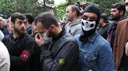 Участники контракции в Грузии. Тбилиси, 13 мая 2018 года. Фото Инны Кукуджановой для "Кавказского узла"