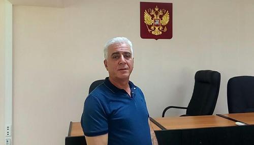 Расим Гулиев, брат подсудимого. Фото Веры Жердевой для "Кавказского узла"