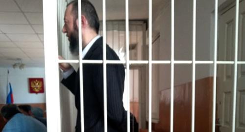 Магомед Хазбиев в зале суда. Фото: Исрапил Шовхалов  для "Кавка
зского узла"