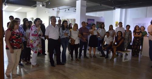 Посетители на церемонии открытия выставки в Шуши. 31 августа 2018 год. Фото Алвард Григорян для "Кавказского узла".