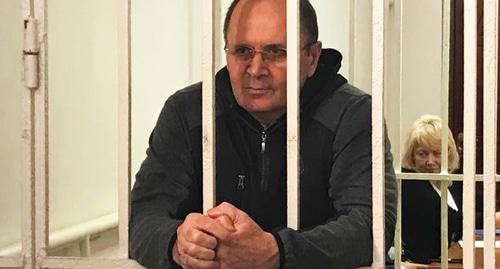 Оюб Титиев в суде. Фото Патимат Махмудовой для "Кавказского узла"