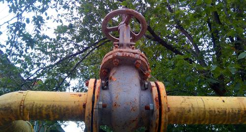 Вентель газовой трубы. Фото Нины Тумановой для "Кавказского узла"