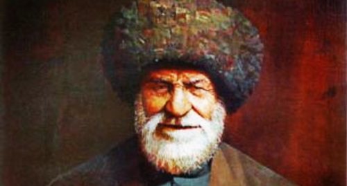 Фрагмент портрета Кязима Мечиева. Борис Гуданаев. Источник -http://www.elbrusoid.org/foto/elbrusoid/2631/