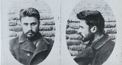 Полицейская фотография Церетели. Тифлис, 1904 г. Фото: https://commons.wikimedia.org/wiki/Category:Irakli_Tsereteli
