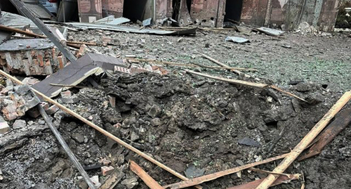 На месте взрыва в Таганроге. Фото: Telegram-канал Василия Голубева