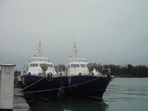 Российские Мангусты в Очамчирском порту, Абхазия. Фото "Кавказского Узла"