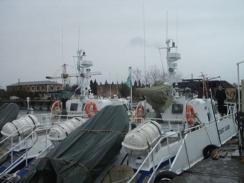 Российские Соболи в Очамчирском порту, Абхазия. Фото "Кавказского Узла"