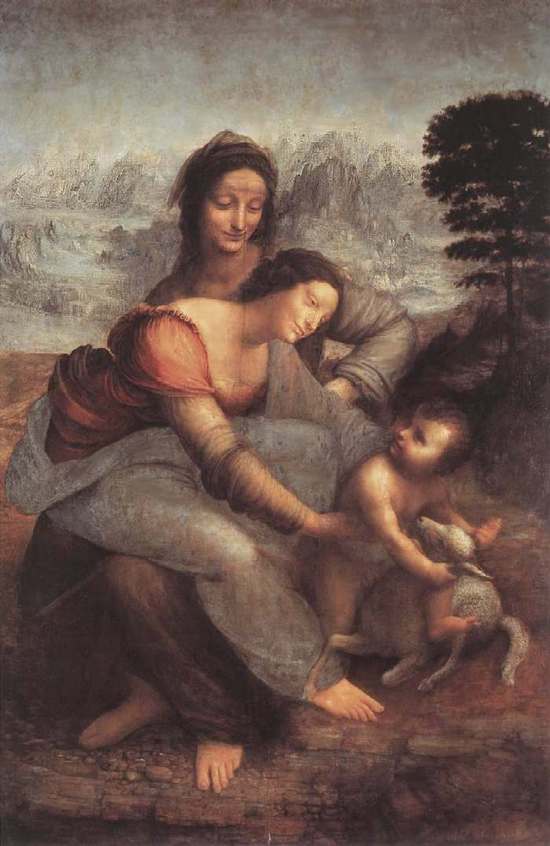 Дева Мария с ребёнком и Св.Анна