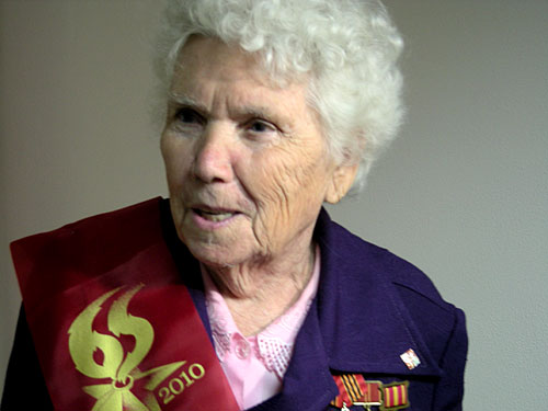 Ветеран Великой Отечественной войны Мария Груненко. Сочи, 7 мая 2010 года. Фото "Кавказского Узла" 