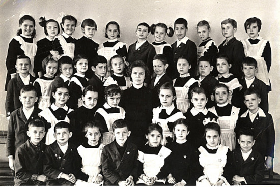 Типичный класс в советской школе.