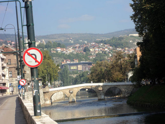 Сараево. Мост, где был убит Фердинанд.