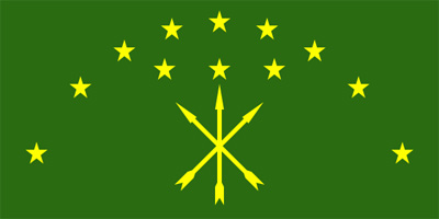 Флаг Адыгеи. Источник: http://ru.wikipedia.org