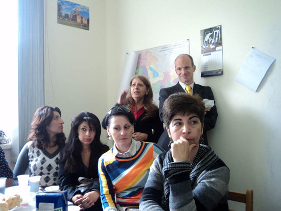 Наталья рассказывает о проекте в Армении...