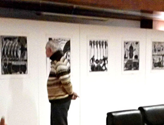 Выставка черкесской книги и картин черкесского художника Теучежа Ката состоялась в Тбилиси. Грузия, 14 марта 2012 г. Фото Нико Багратиони для "Кавказского узла"
