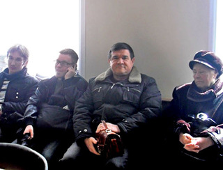 Голодовка против фальсификаций на выборах началась в Астрахани. 15 марта 2012 г. Фото Елены Гребенюк для "Кавказского узла"