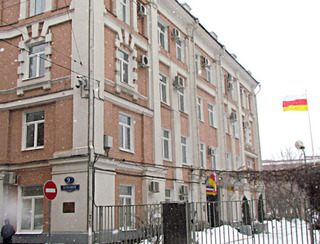 Посольство Южной Осетии в Москве. 25 марта 2012 г. Фото Семена Чарного для "Кавказского узла"