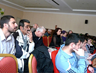 Во время конференции. Ереван, 10 апреля 2012 г. Фото Армине Мартиросян для "Кавказского узла"