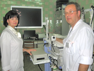 Астраханские онкологи получили новейшее диагностическое оборудование благодаря участию в федеральной целевой программе "Здоровье". Астрахань, 18 апреля 2012 г. Фото Вячеслава Ященко для "Кавказского узла"