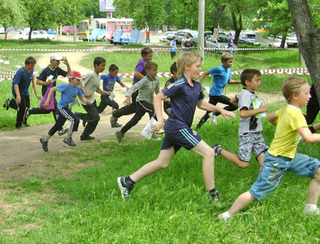 Стартовала группа ветеранов. Майкоп, 20 мая 2012 г. Фото Олега Чалого для "Кавказского узла"