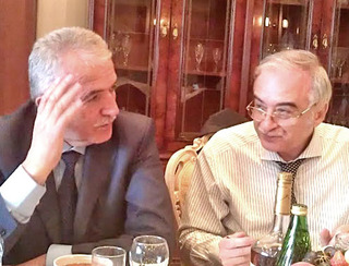 Олег Есаян (слева) и Полад Бюльбюльоглу. Москва, 4 июня 2012 г.  Фото: Самвел Мартиросян