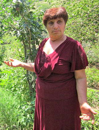Мариетта Сулейманян. Нагорный Карабах , село Вардадзор, 27 июля 2012 г. Фото Алвард Григорян для 