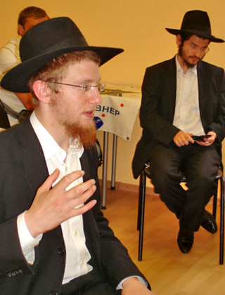 Хези Лазар и Дан Златопольский. Волгоград, 10 августа 2012 г. Фото Татьяны Филимоновой для "Кавказского узла"