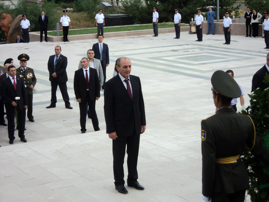 Президент НКР Бако Саакян.