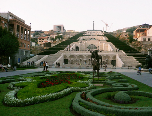 Армения, Ереван, Каскад. 20 сентября 2012 г. Фото Армине Мартиросян для "Кавказского узла"