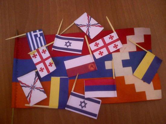 Каждый флаг напоминает о каждом госте из Армении...
