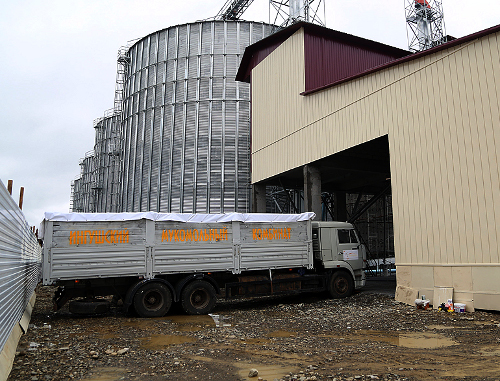 Мукомольный комбинат в Карабулаке. 10 апреля 2013 г. Фото Ахмеда Осмиева, http://www.ingushetia.ru 