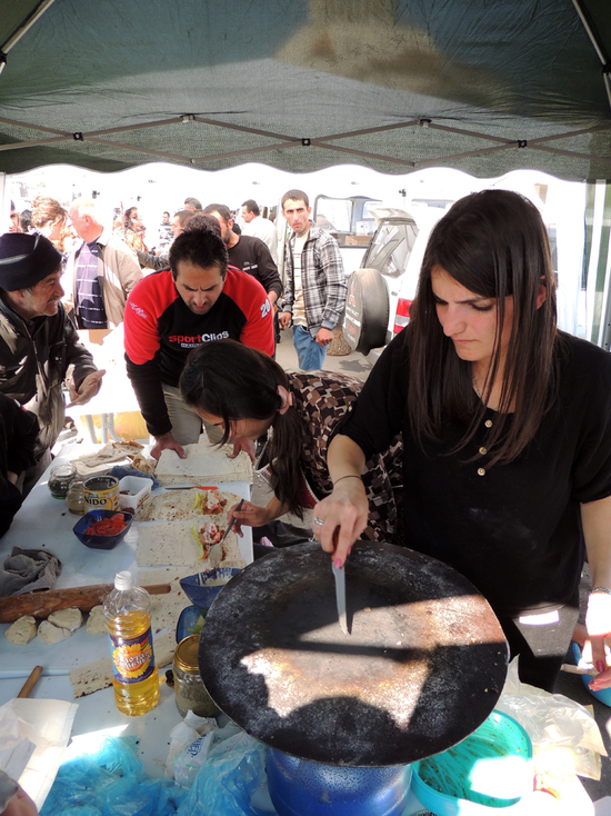 Сирийские армяне готовят сирийские  блюда.