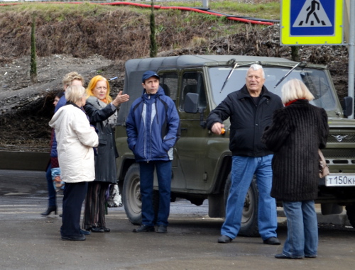 Активисты микрорайона на сходе. Сочи, 27 января 2014 г. Фото Светланы Кравченко для "Кавказского узла"